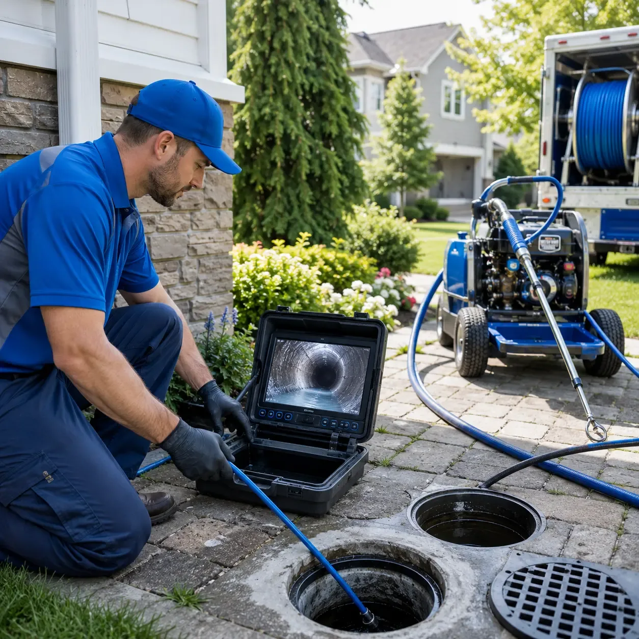 Outdoor drain cleaning professionals serving Lingle, WY